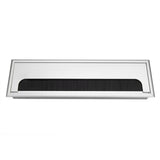 Square Aluminium Desk Computer Wire Cable Tidy Outlet Insert Hole Top Cover(Large)
