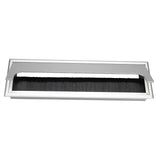 Square Aluminium Desk Computer Wire Cable Tidy Outlet Insert Hole Top Cover(Large) - Extra Image