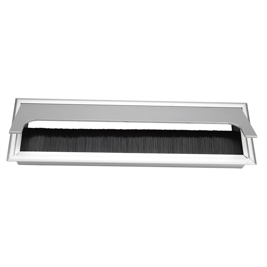 Square Aluminium Desk Computer Wire Cable Tidy Outlet Insert Hole Top Cover(Large)