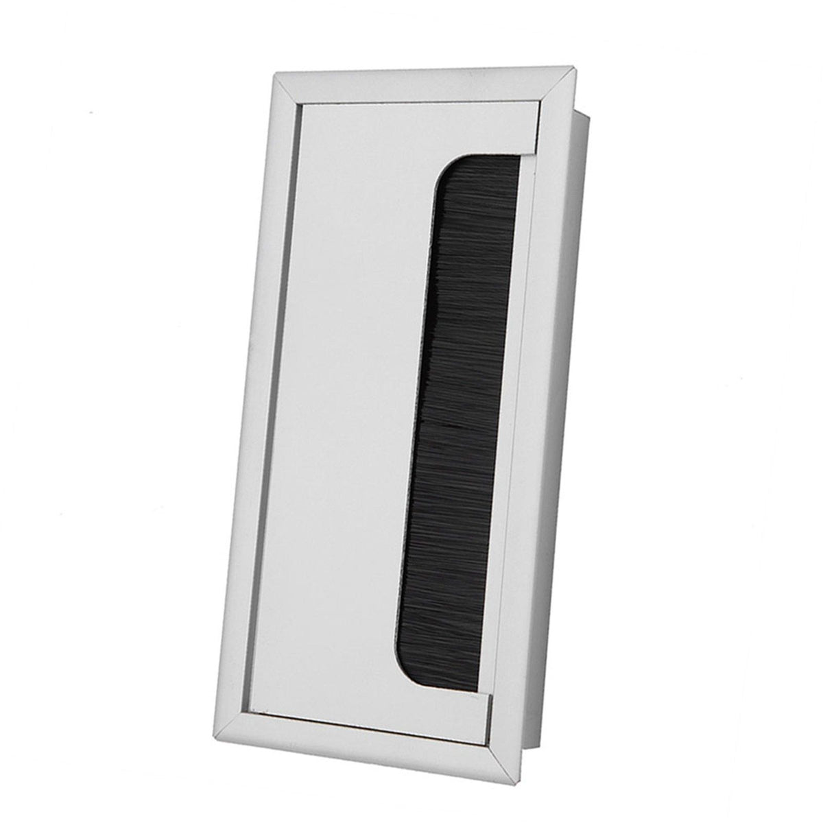 Square Aluminium Desk Computer Wire Cable Tidy Outlet Insert Hole Top Cover(Medium)