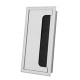 Square Aluminium Desk Computer Wire Cable Tidy Outlet Insert Hole Top Cover(Medium)