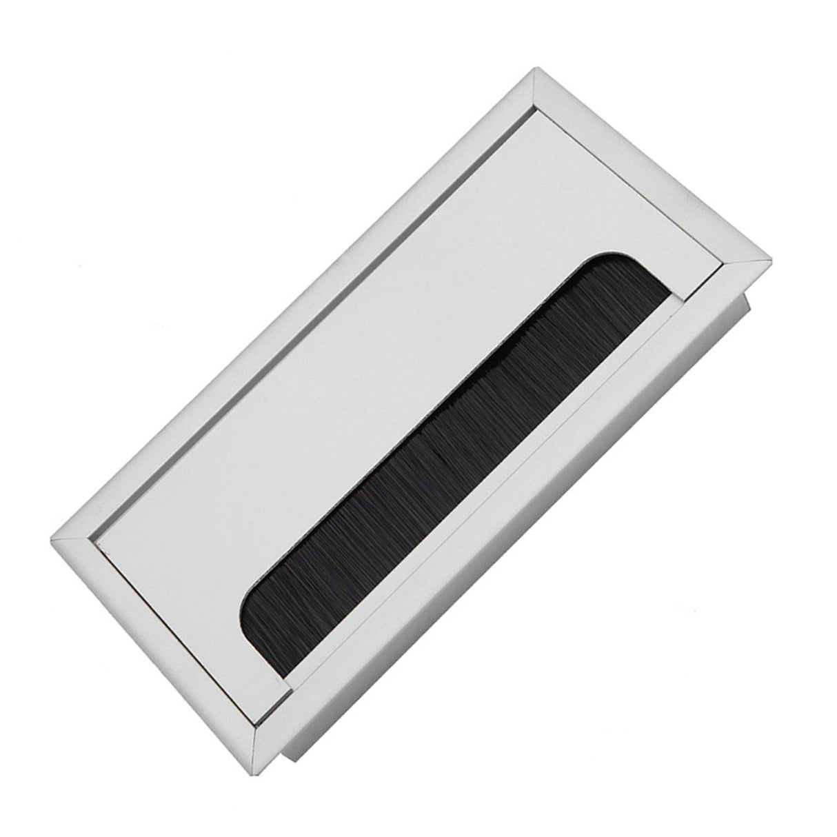 Square Aluminium Desk Computer Wire Cable Tidy Outlet Insert Hole Top Cover(Medium)