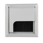 Square Aluminium Desk Computer Wire Cable Tidy Outlet Insert Hole Top Cover