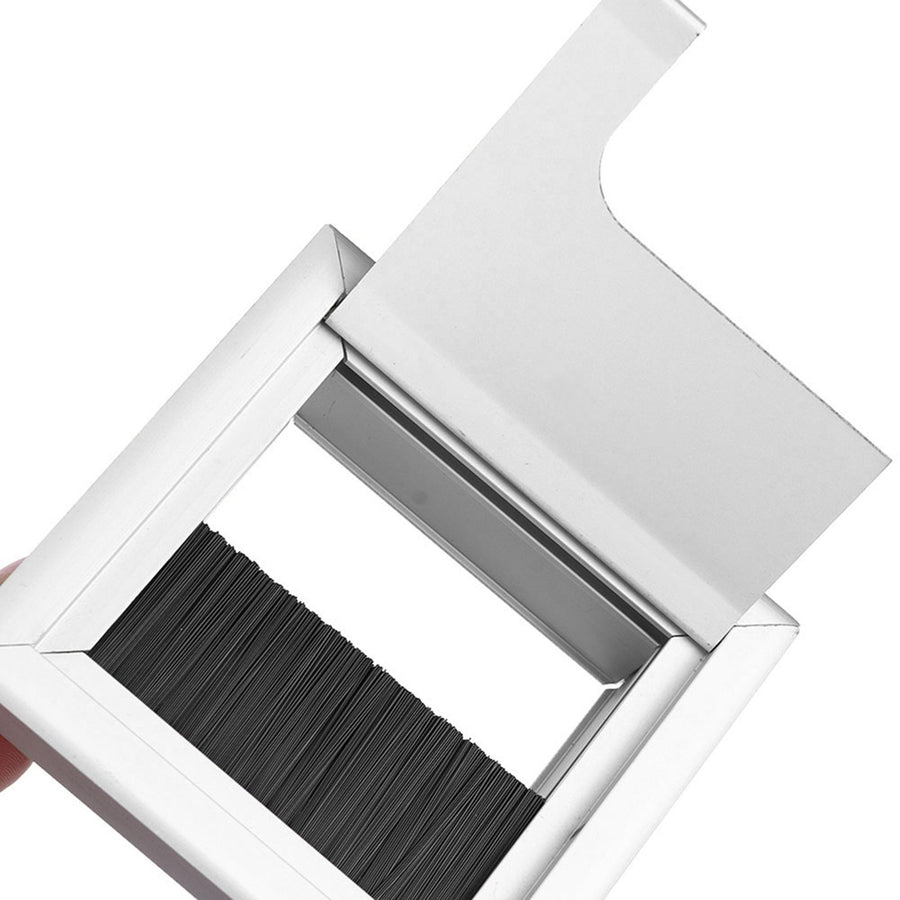 Square Aluminium Desk Computer Wire Cable Tidy Outlet Insert Hole Top Cover