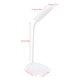 LED USB Flexible Table Lamp Tabletop Bedside Touch Switch Dimmable Reading Studying Light