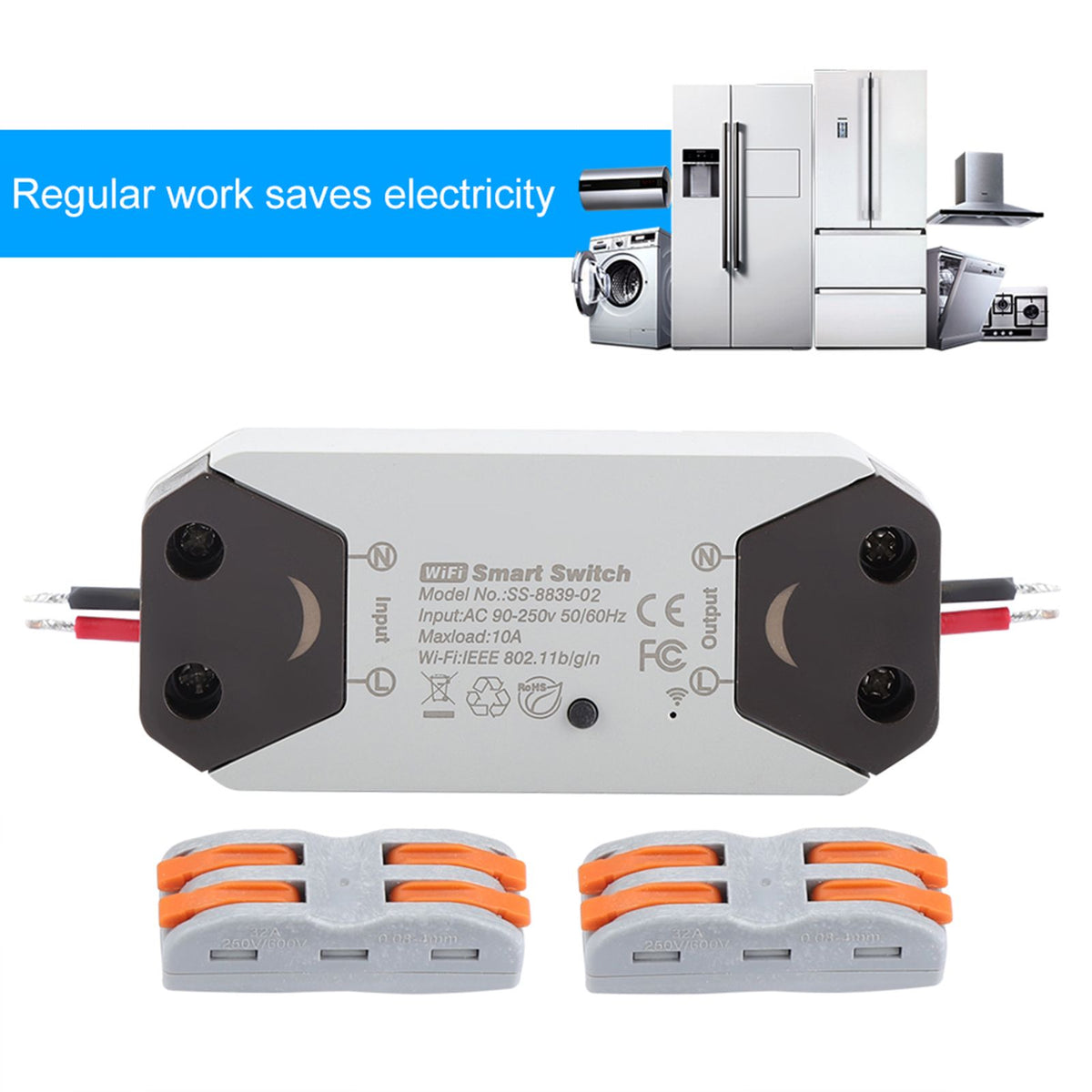 DIY WiFi Smart Light Switch Universal Breaker Remote Control Works with Alexa Google Home