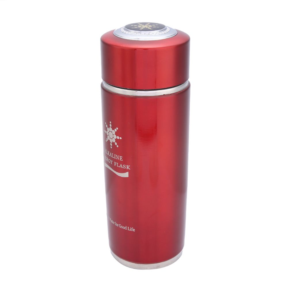 Stainless Alkaline Water Bottle Portable Nano Balance Bio Energy Lonizer Cup Flask(Red)