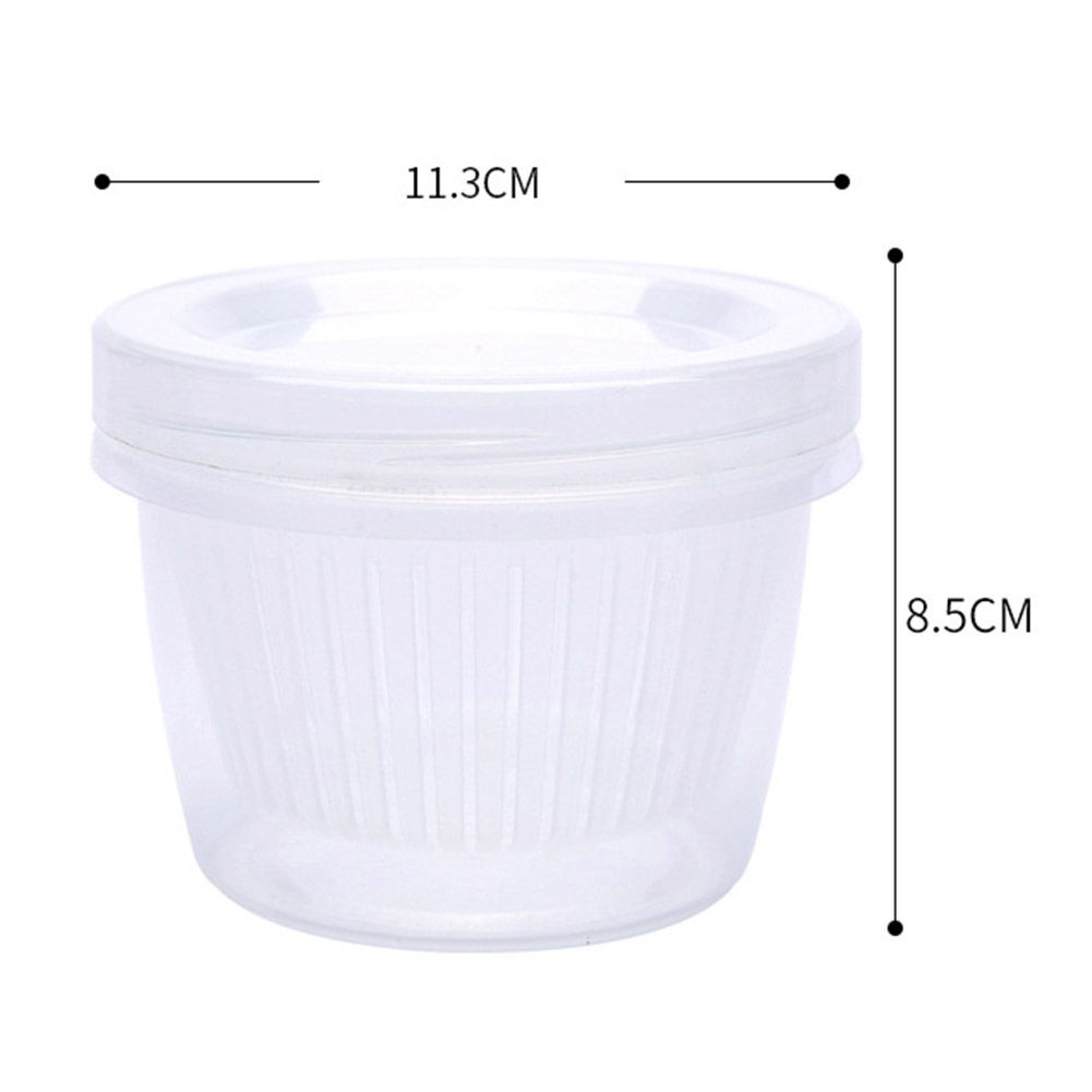 Double layer Drain Basket Fruit Vegetable Washing Colander Strainer Kitchen Tool