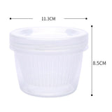 Double layer Drain Basket Fruit Vegetable Washing Colander Strainer Kitchen Tool - Close-Up Angle
