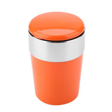 Portable Auto Car Cigarette Ashtray Cinder Holder with LED Light - Side View
