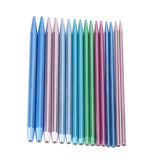 Interchangeable Aluminum Circular Knitting Needle Sets - Low Angle