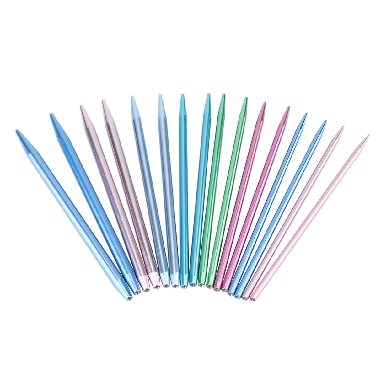 Interchangeable Aluminum Circular Knitting Needle Sets