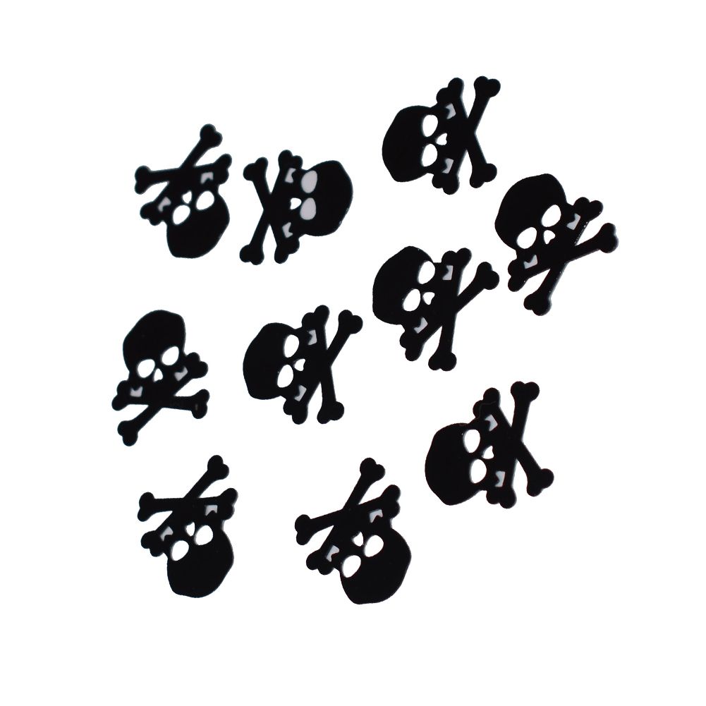 Skull Shape Party Celebration Decorative Table Scatters Confetti Decoration Supplies