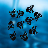 Skull Shape Party Celebration Decorative Table Scatters Confetti Decoration Supplies - Side View
