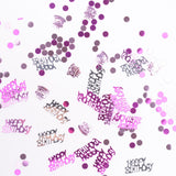 Birthday Round Sequins Aniversary Celebration Decorative Scatters Confetti Decoration - Front View