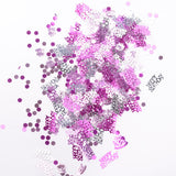 Birthday Round Sequins Aniversary Celebration Decorative Scatters Confetti Decoration - Side View