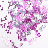 Birthday Round Sequins Aniversary Celebration Decorative Scatters Confetti Decoration - Top-Down View