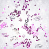 Birthday Round Sequins Aniversary Celebration Decorative Scatters Confetti Decoration - 45-Degree Angle