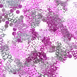 Birthday Round Sequins Aniversary Celebration Decorative Scatters Confetti Decoration - Rear View
