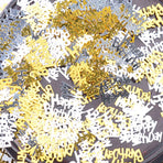 Birthday Letters Shape Aniversary Celebration Decorative Scatters Confetti Decoration