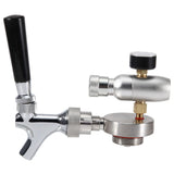 Stainless Steel Beer Spear Faucet Tap Dispenser Kit for 2L/3.6L/4L Mini Keg Beer Growler - Side View
