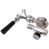 Stainless Steel Beer Spear Faucet Tap Dispenser Kit for 2L/3.6L/4L Mini Keg Beer Growler