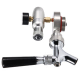 Stainless Steel Beer Spear Faucet Tap Dispenser Kit for 2L/3.6L/4L Mini Keg Beer Growler - Rear View