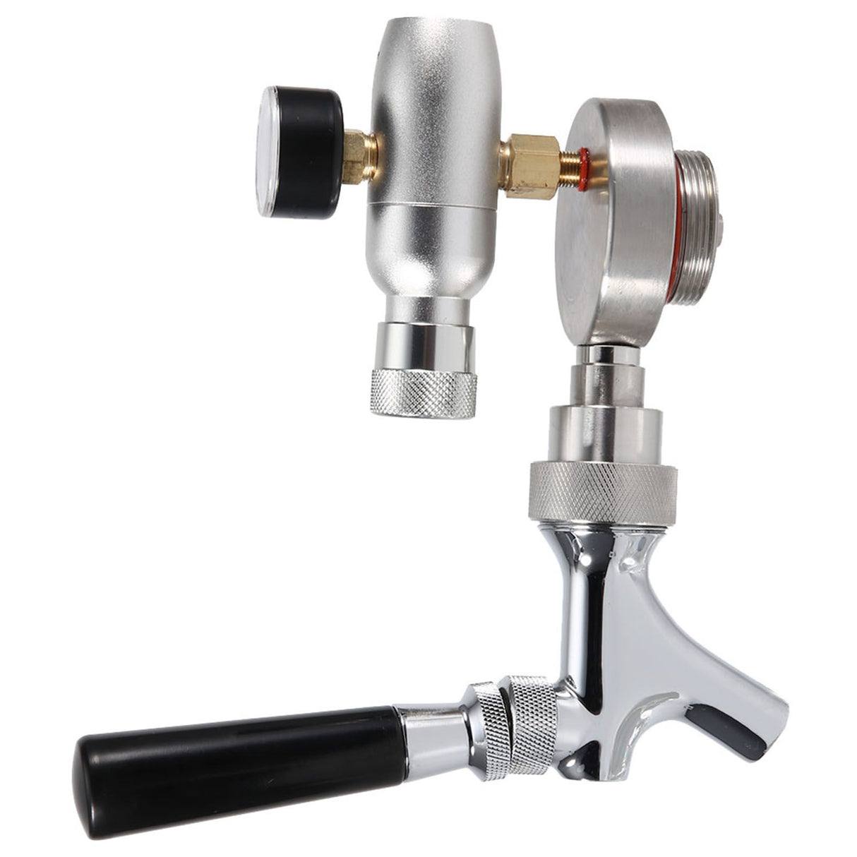 Stainless Steel Beer Spear Faucet Tap Dispenser Kit for 2L/3.6L/4L Mini Keg Beer Growler