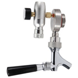 Stainless Steel Beer Spear Faucet Tap Dispenser Kit for 2L/3.6L/4L Mini Keg Beer Growler - Close-Up Angle