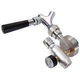 Stainless Steel Beer Spear Faucet Tap Dispenser Kit for 2L/3.6L/4L Mini Keg Beer Growler