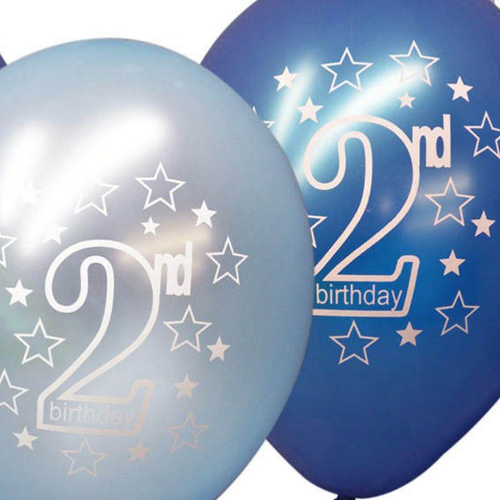 10Pcs Latex Balloon Birthday Party Baby Shower Decoration Accessaries Blue
