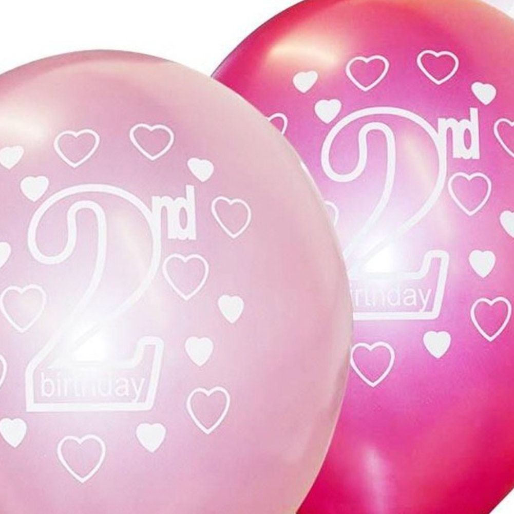 10Pcs Latex Balloon Birthday Party Baby Shower Decoration Accessaries Pink