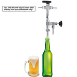 304 Stainless Steel Counter Pressure Beer Bottle Filler Home Brew CO2 Beer Brewing Kit - Front View