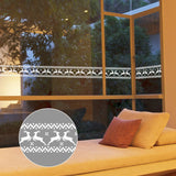 Chirstmas Wapiti Patterns Mirror Waistline Wall Glass Stickers Home Store Decal Decor