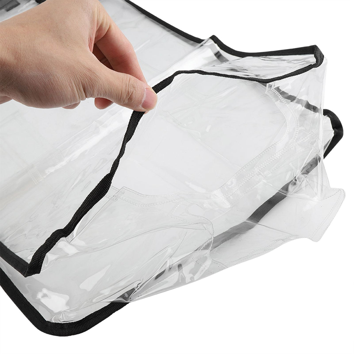 PVC Transparent Dust Proof Luggage Suitcase Cover Waterproof Trolley Case Protecter 28in