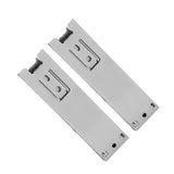 2pcs 5in Mini Short Drawer Slides Furniture Guide Rail Full Extension Kitchen Cupboard Hardware - Rear View