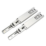 2pcs 5in Mini Short Drawer Slides Furniture Guide Rail Full Extension Kitchen Cupboard Hardware