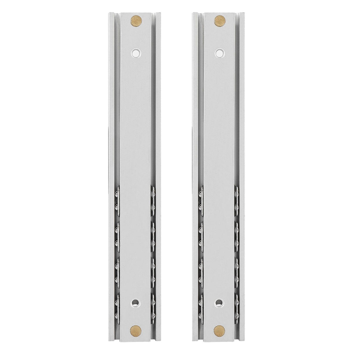 2pcs/ Set Mini Aluminum Alloy Durable Smooth Slideway for Drawer Cabinet(100mm)