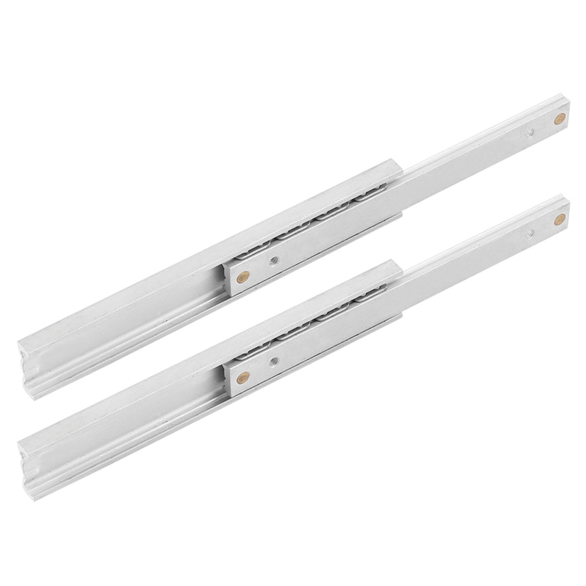 2pcs/ Set Mini Aluminum Alloy Durable Smooth Slideway for Drawer Cabinet(100mm)