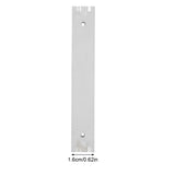 2pcs/ Set Mini Aluminum Alloy Durable Smooth Slideway for Drawer Cabinet(100mm) - Extra Image