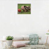 Semi diamond Small Animals Series DIY Rhinestone Painting Living Room Decoration Art Craft 03 - 45-Degree Angle
