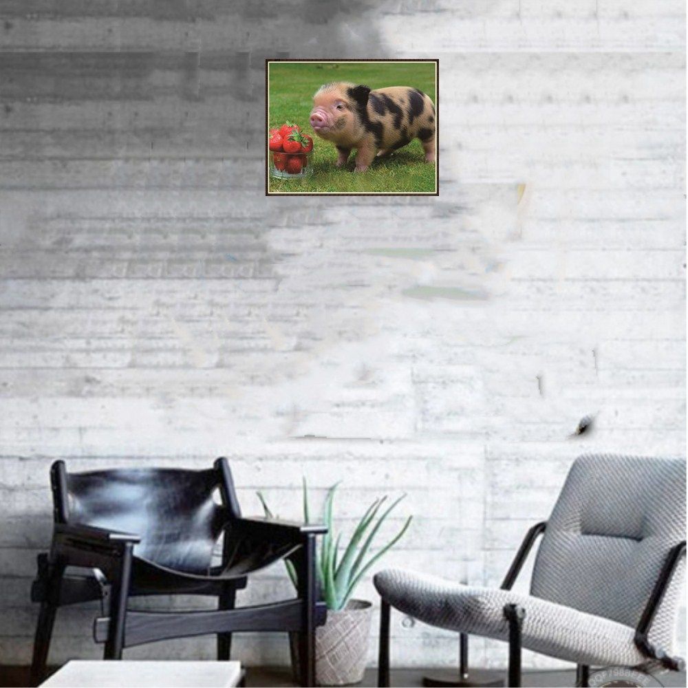 Semi diamond Small Animals Series DIY Rhinestone Painting Living Room Decoration Art Craft 03