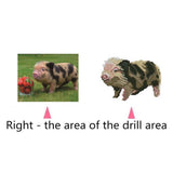 Semi diamond Small Animals Series DIY Rhinestone Painting Living Room Decoration Art Craft 03