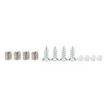 4Pcs Space Aluminum Glass Clamp Holder Window Fixing Clip Arc Bracket for Thickness 5-8mm S - Extra Image