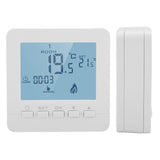 Programmable Thermostat Digital LCD Display Smart Temperature Controller 5A - Low Angle