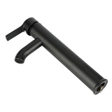 Stainless Steel Black Basin Mixer Tap Hot Cold Washbasin Sink Faucet for Bathroom Toilet