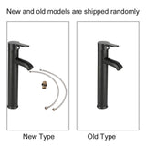 Stainless Steel Black Basin Mixer Tap Hot Cold Washbasin Sink Faucet for Bathroom Toilet - Extra Image
