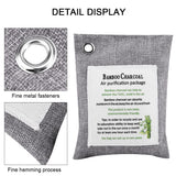 8 Colors Air Purifying Bag Activated Charcoal Bamboo Odor Purifyer Car Deodorizer Grey