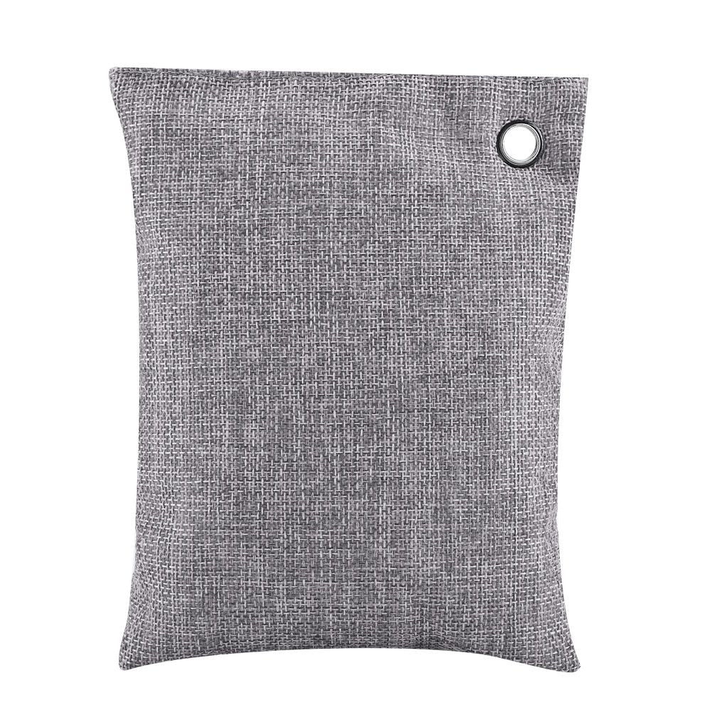 8 Colors Air Purifying Bag Activated Charcoal Bamboo Odor Purifyer Car Deodorizer Grey
