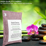 8 Colors Air Purifying Bag Activated Charcoal Bamboo Odor Purifyer Car Deodorizer Peachpuff
